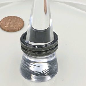 ✨3 for 25✨Aldo Stainless Steel Brushed Black Ring